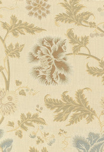 Lampasso Flori Aqua 62190 by Schumacher Fabric