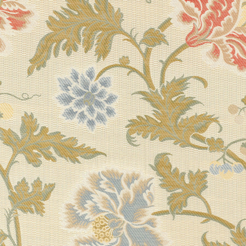 Lampasso Flori Berry 62192 by Schumacher Fabric Schumacher Fabric Lampasso Flori Berry 62192Fabric VISCOSE 65% ITALY </p><p>Repeat: H: HORZ. 13 5/8" (35CM) , V: VERT. 22 1/4" (57CM) 54.5 - Fabric Carolina -