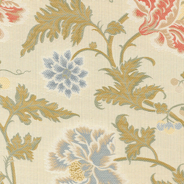 Lampasso Flori Berry 62192 by Schumacher Designer Fabric PALAZZO VISCOSE 65% COTTON 35% ITALY MARTINDALE 14,000 </p><p>Repeat: Horizontal: 13 5/8" (35CM) and Vertical: 22 1/4" (57CM) 54.5 - Swanky Fabrics -