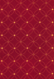 Nexus Embroidery Persimmon 62253 by Schumacher Fabric