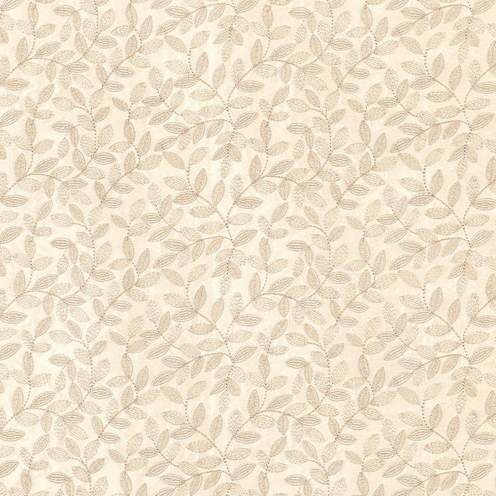 Manor Leaf Embroidery Ecru 62360 by Schumacher Fabric CHROMA SILK 46% VISCOSE 37% INDIA </p><p>Repeat: Horizontal: 6 1/8" (16CM) and Vertical: 3" (8CM) 52.625 - Fabric Carolina -