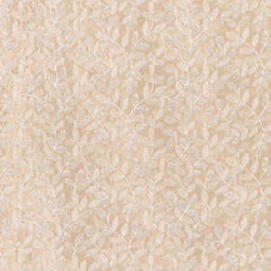Manor Leaf Embroidery Fawn 62362 by Schumacher Fabric