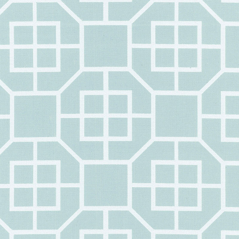 Glacier Fret Mineral 62402 by Schumacher Fabric BY NATURE See Sample CHILE HEAVY DUTY </p><p>Repeat: Horizontal: 3 1/4" (8CM) and Vertical: 6 1/2" (17CM) 54" WIDE (137CM) - Fabric Carolina -
