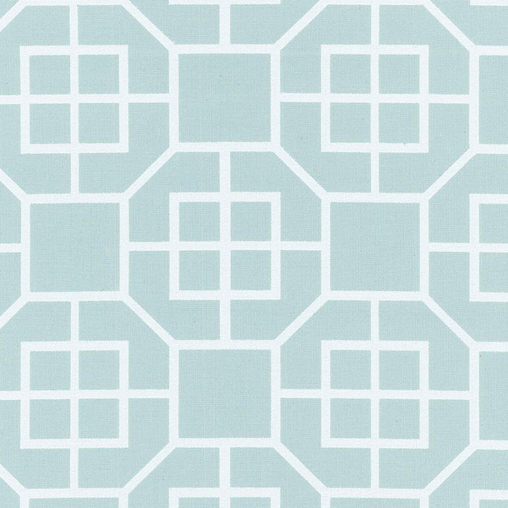 Glacier Fret Mineral 62402 by Schumacher Fabric BY NATURE See Sample CHILE HEAVY DUTY </p><p>Repeat: Horizontal: 3 1/4" (8CM) and Vertical: 6 1/2" (17CM) 54" WIDE (137CM) - Fabric Carolina -