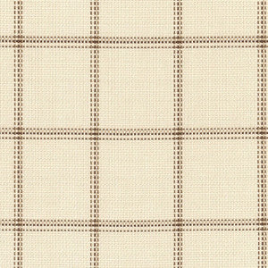 Woodland Plaid Sand 62410 by Schumacher Fabric