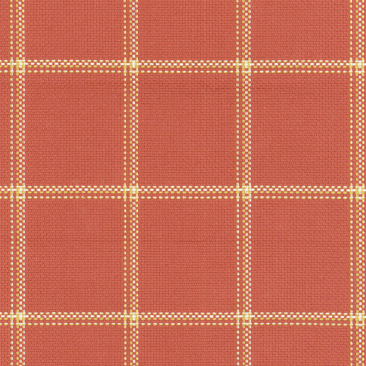 Woodland Plaid Brick 62411 by Schumacher Designer Fabric BY NATURE See Sample CHILE HEAVY DUTY </p><p>Repeat: Horizontal: 3 3/8" (9CM) and Vertical: 3 5/8" (9CM) 54" WIDE (137CM) - Swanky Fabrics -