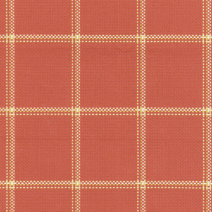 Woodland Plaid Brick 62411 by Schumacher Fabric BY NATURE See Sample CHILE HEAVY DUTY </p><p>Repeat: Horizontal: 3 3/8" (9CM) and Vertical: 3 5/8" (9CM) 54" WIDE (137CM) - Fabric Carolina -