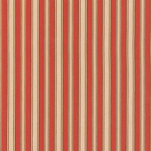 Brook Stripe Brick 62470 by Schumacher Fabric