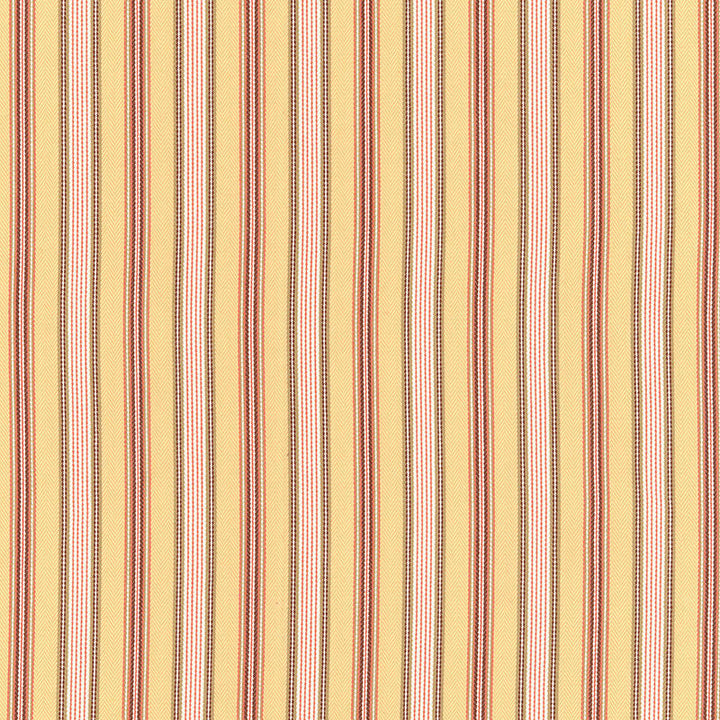 Brook Stripe Maize 62471 by Schumacher Fabric BY NATURE ORGANIC COTTON 77% VISCOSE BAMBOO 23% FRANCE MARTINDALE 30,000 </p><p>Repeat: Horizontal: 1 3/4" (4CM) and Vertical: 56 - Fabric Carolina -