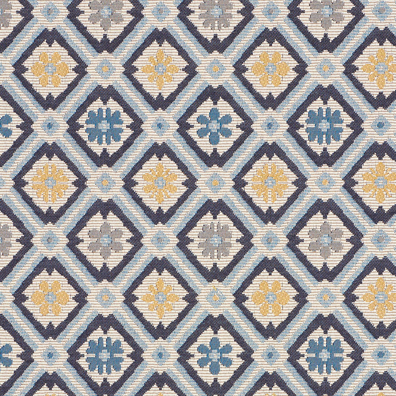 Savonnerie Tapestry Blue 62493 by Schumacher Fabric CLASSIC WOVENS II See Sample FRANCE HEAVY DUTY </p><p>Repeat: Horizontal: 5 7/8" (15CM) and Vertical: 6 1/4" (16CM) 59" (150CM) - Fabric Carolina -