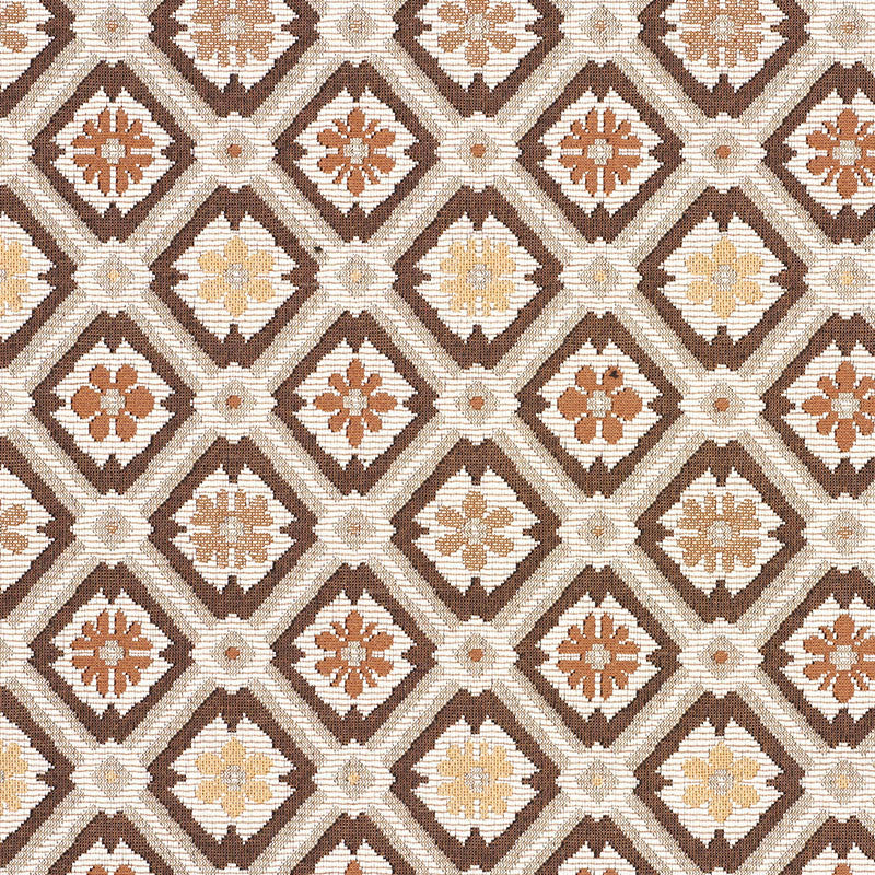 Savonnerie Tapestry Brown 62494 by Schumacher Designer Fabric CLASSIC WOVENS II See Sample FRANCE HEAVY DUTY </p><p>Repeat: Horizontal: 5 7/8" (15CM) and Vertical: 6 1/4" (16CM) 59" (150CM) - Swanky Fabrics -