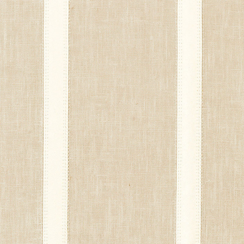 Leather Stripe Sand 62510 by Schumacher Fabric MODERN WOVENS See Sample ITALY . </p><p>Repeat: Horizontal: 6" (15CM) and Vertical: - 55" WIDE (140CM) - Fabric Carolina -