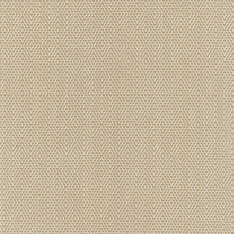 Hampton Court Diamond Flax 62530 by Schumacher Fabric CHROMA See Sample INDIA LIGHT DUTY </p><p>Repeat: Horizontal: 7/8" (2CM) and Vertical: 1" (3CM) 53" WIDE (135CM) - Fabric Carolina -