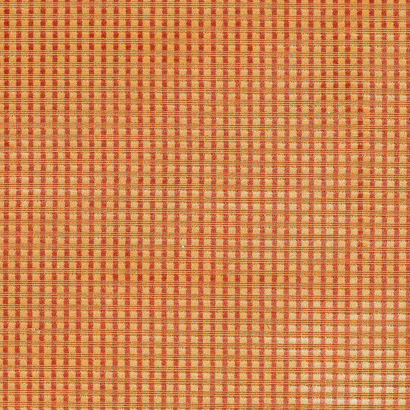 Trianon Velvet Check Terracotta 62590 by Schumacher Fabric Schumacher Fabric Trianon Velvet Check Terracotta 62590Fabric COTTON 50% BELGIUM </p><p>Repeat: H: HORZ. 3/8" (1CM) , V: VERT. 3/8" (1CM) 53.5 - Fabric Carolina -