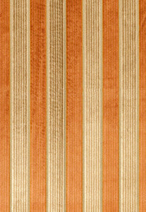Lynton Velvet Stripe Harvest 62701 by Schumacher Fabric