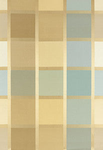 Navsari Silk Plaid Opal 62850 by Schumacher Fabric