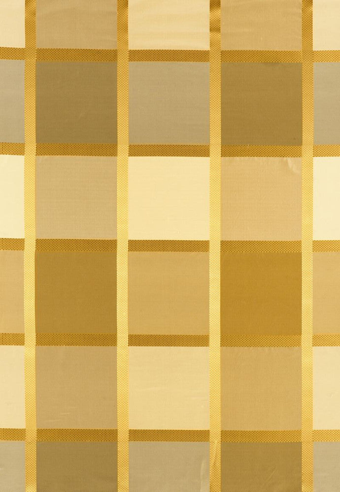 Navsari Silk Plaid Creme Caramel 62851 by Schumacher Fabric COLLECTION-NAME-TBA-62850 100% Silk Martindale 3,000 Horizontal: 27 and Vertical: 30 54 - Fabric Carolina -