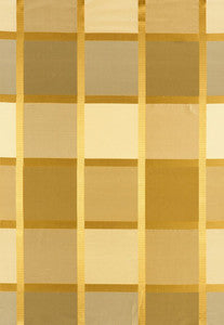 Navsari Silk Plaid Creme Caramel 62851 by Schumacher Fabric