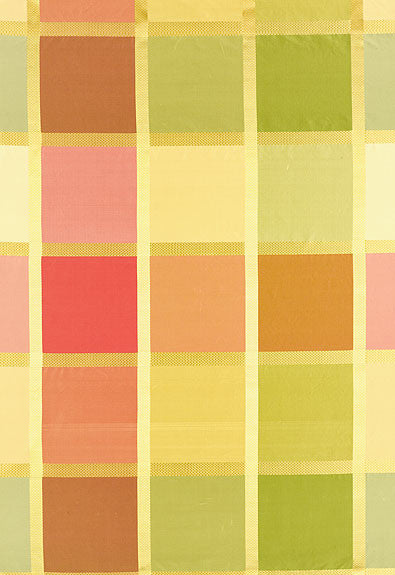 Navsari Silk Plaid Azalea 62853 by Schumacher Fabric COLLECTION-NAME-TBA-62850 100% Silk Martindale 3,000 Horizontal: 27 and Vertical: 30 54 - Fabric Carolina -