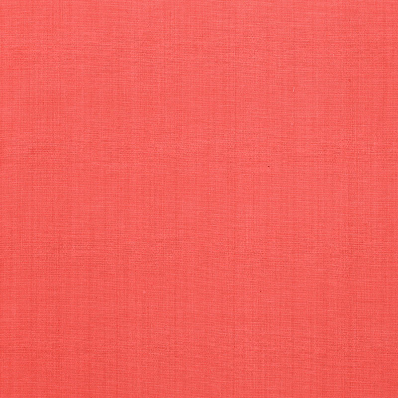Avery Cotton Plain Coral 62945 by Schumacher Designer Fabric CHROMA S14 See Sample INDIA MEDIUM DUTY </p><p>Repeat: Horizontal: - and Vertical: - 54" WIDE (137CM) - Swanky Fabrics -