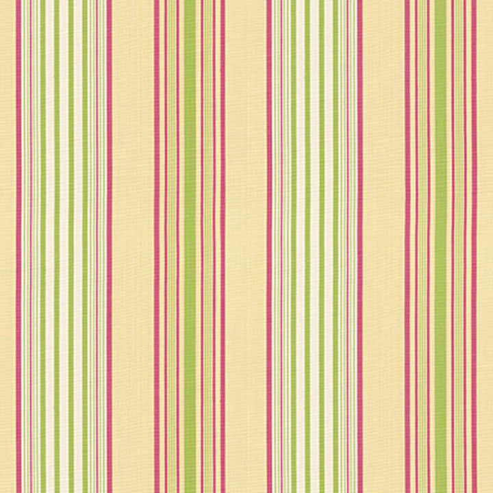 Saratoga Cotton Stripe Maize / Pear / Raspberry 62960 by Schumacher Fabric COUNTRY HOUSE COTTONS See Sample INDIA . </p><p>Repeat: Horizontal: 9 1/4" (23CM) and Vertical: - 54" WIDE (137CM) - Fabric Carolina -