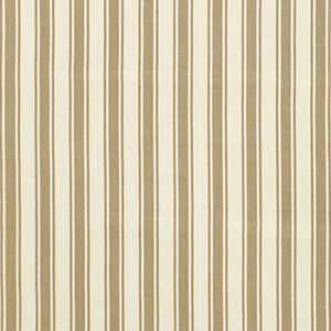 Nantucket Herringbone Stripe Ivory/Flax 62970 by Schumacher Fabric