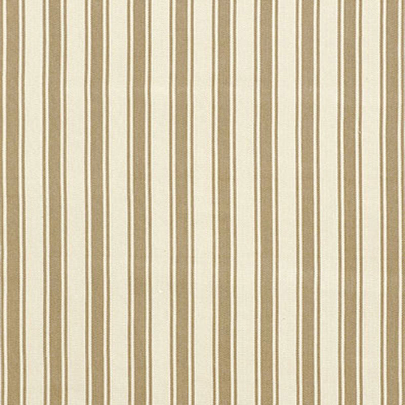 Nantucket Herringbone Stripe Ivory/Flax 62970 by Schumacher Designer Fabric COUNTRY HOUSE COTTONS See Sample INDIA . </p><p>Repeat: Horizontal: 1 3/4" (4CM) and Vertical: - 54" WIDE (137CM) - Swanky Fabrics -