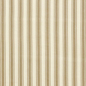 Nantucket Herringbone Stripe Ivory/Flax 62970 by Schumacher Fabric