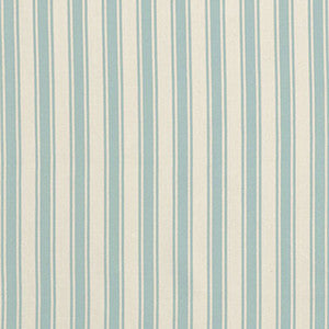 Nantucket Herringbone Stripe Ivory/Aqua 62974 by Schumacher Fabric