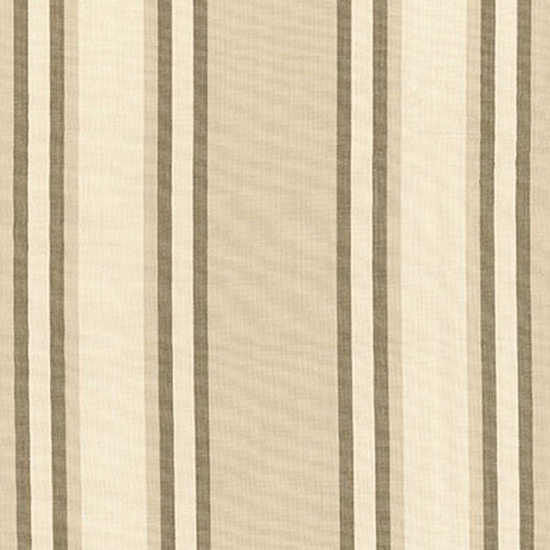 Seneca Cotton Stripe Beige/Mocha 62981 by Schumacher Fabric COUNTRY HOUSE COTTONS See Sample INDIA . </p><p>Repeat: Horizontal: 6 3/4" (17CM) and Vertical: - 54" WIDE (137CM) - Fabric Carolina -