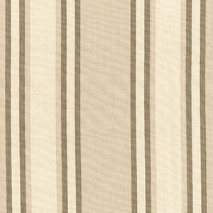 Seneca Cotton Stripe Beige/Mocha 62981 by Schumacher Fabric