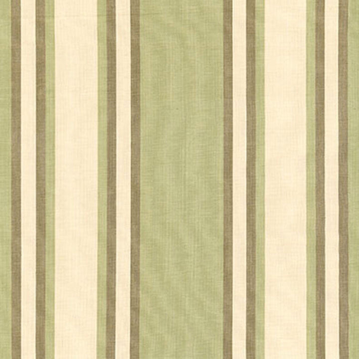 Seneca Cotton Stripe Green Tea/Mocha 62983 by Schumacher Designer Fabric PERENNIAL FAVORITES COTTON 100% INDIA MARTINDALE 7,500 </p><p>Repeat: Horizontal: 6 3/4" (17CM) and Vertical: 54 - Swanky Fabrics -