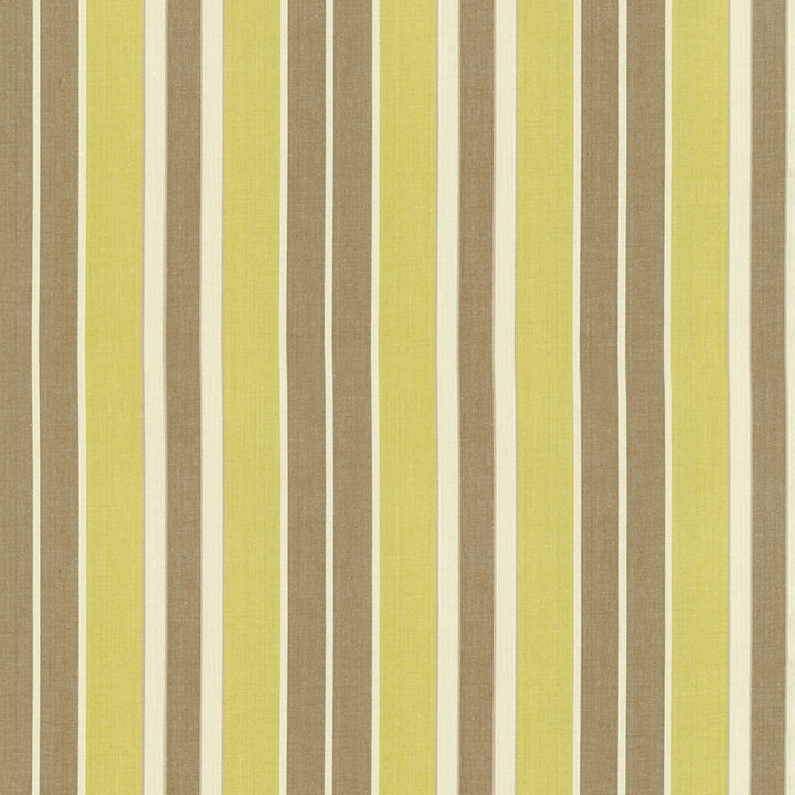 Beacon Cotton Stripe Pear/Flax/Ivory 62990 by Schumacher Fabric COUNTRY HOUSE COTTONS See Sample INDIA . </p><p>Repeat: Horizontal: 6 3/4" (17CM) and Vertical: - 54" WIDE (137CM) - Fabric Carolina -