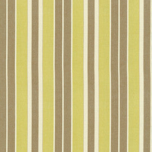 Beacon Cotton Stripe Pear/Flax/Ivory 62990 by Schumacher Fabric