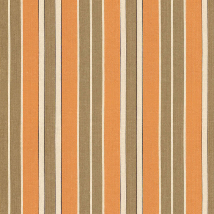 Beacon Cotton Stripe Pumpkin/Mocha/Java 62995 by Schumacher Designer Fabric COUNTRY HOUSE COTTONS COTTON 100% INDIA MARTINDALE 8,000 </p><p>Repeat: Horizontal: 6 3/4" (17CM) and Vertical: 54 - Swanky Fabrics -