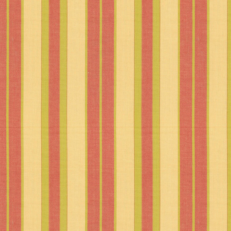 Beacon Cotton Stripe Maize/Pear/Coral 62996 by Schumacher Fabric Schumacher Fabric Beacon Cotton Stripe Maize/Pear/Coral 62996Fabric COTTON 100% INDIA </p><p>Repeat: H: HORZ. 6 3/4" (17CM) , V: 54 - Fabric Carolina -