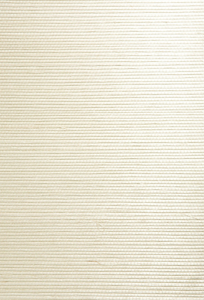 Ping Cream Grasscloth Wallpaper by Kenneth James Shangri La Covers about 72 square feet 36-in by 24-ft long roll Unpasted 0 - Fabric Carolina -