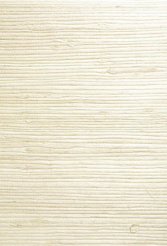 Shuang Cream Grasscloth Wallpaper by Kenneth James Shangri La Covers about 72 square feet 36-in by 24-ft long roll Unpasted 0 - Fabric Carolina -