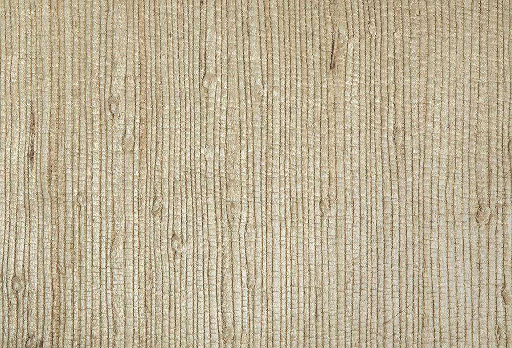 Bing Qing Beige Grasscloth Wallpaper by Kenneth James Shangri La Covers about 72 square feet 36-in by 24-ft long roll Unpasted 0 - Fabric Carolina -