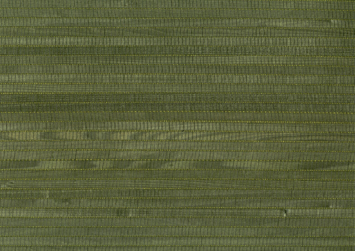 Mika Sage Grasscloth Wallpaper by Kenneth James Shangri La Covers about 72 square feet 36-in by 24-ft long roll Unpasted 0 - Fabric Carolina -