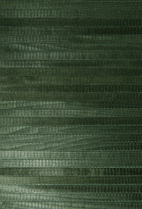 Michiko Green Grasscloth Wallpaper by Kenneth James
