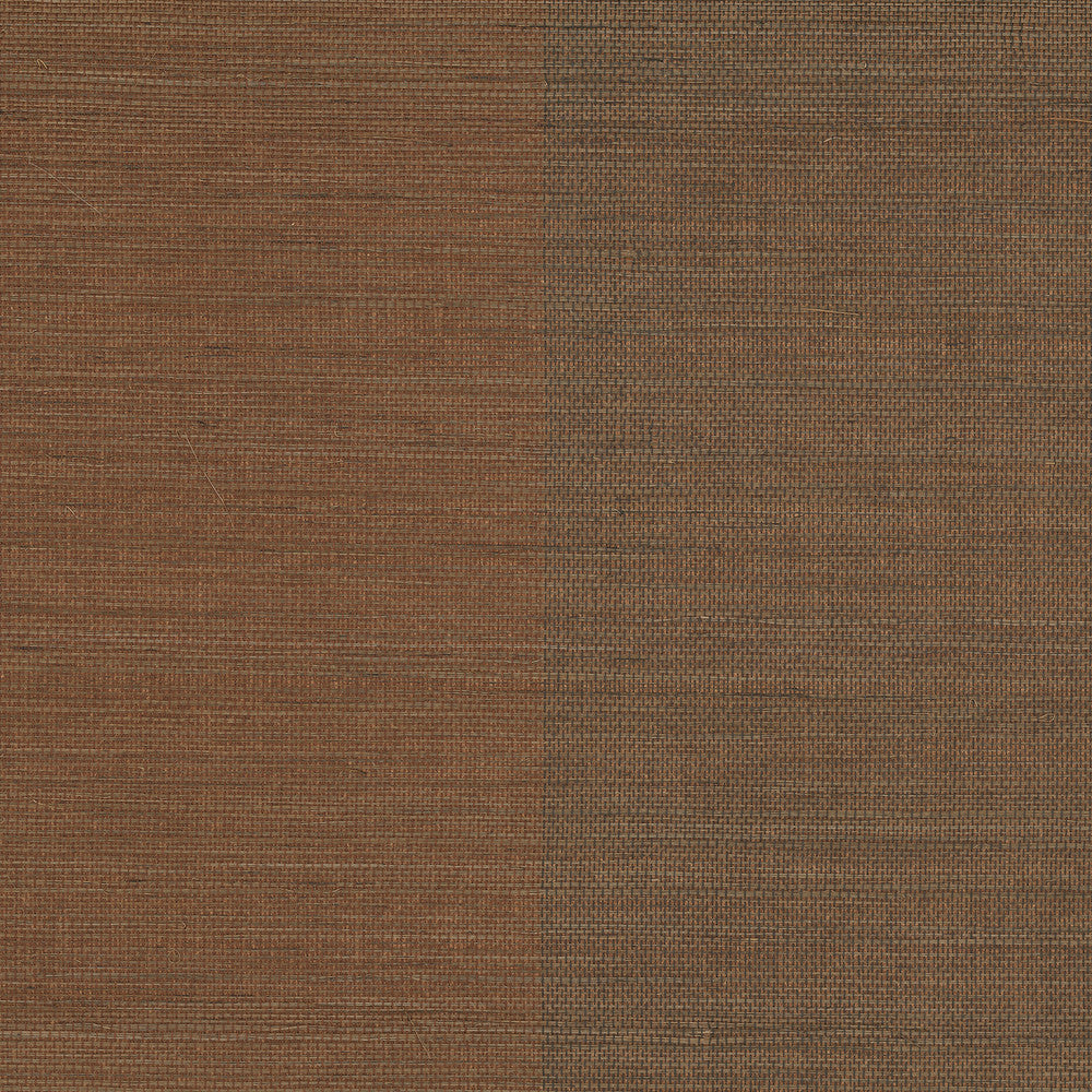 Yi Brown Grasscloth Wallpaper by Kenneth James Shangri La Covers about 72 square feet 36-in by 24-ft long roll Unpasted 0 - Fabric Carolina -