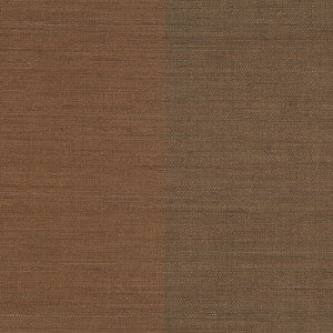 Yi Brown Grasscloth Wallpaper by Kenneth James