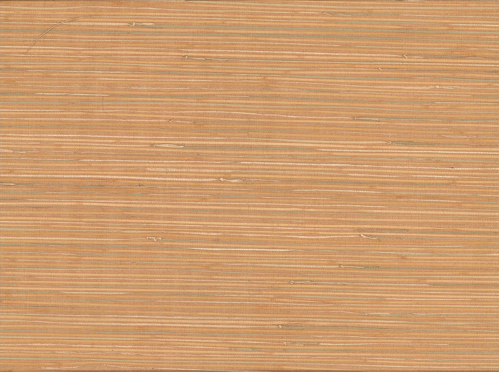 Li Na Light Brown Grasscloth Wallpaper by Kenneth James Shangri La Covers about 72 square feet 36-in by 24-ft long roll Unpasted 0 - Fabric Carolina -