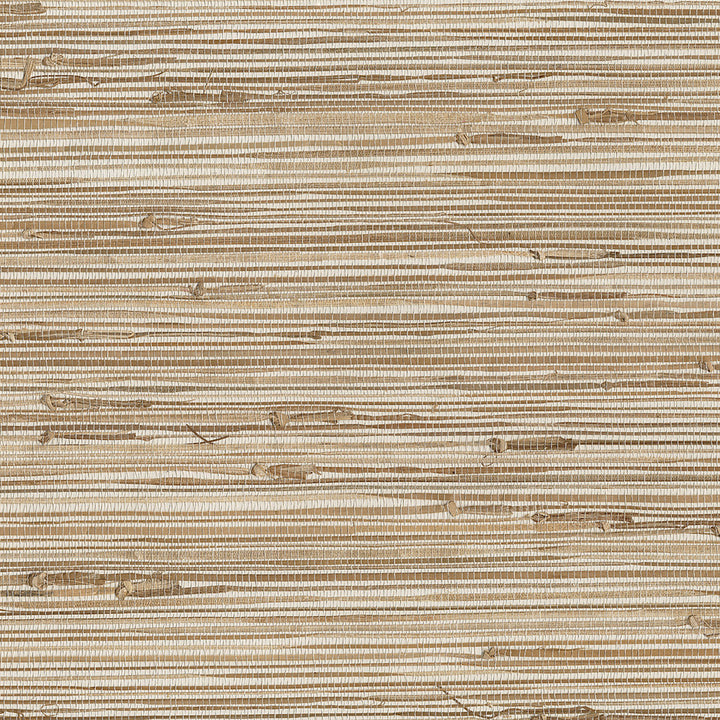 Ting Taupe Grasscloth Wallpaper by Kenneth James Shangri La Covers about 72 square feet 36-in by 24-ft long roll Unpasted 0 - Fabric Carolina -