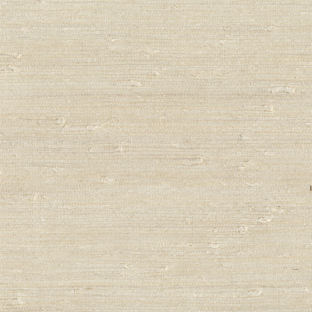 Ling Cream Grasscloth Wallpaper by Kenneth James Shangri La Covers about 72 square feet 36-in by 24-ft long roll Unpasted 0 - Fabric Carolina -