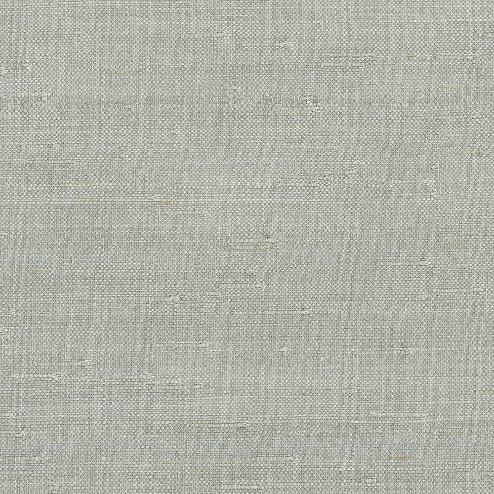 Jin Light Grey Grasscloth Wallpaper by Kenneth James Shangri La Covers about 72 square feet 36-in by 24-ft long roll Unpasted 0 - Fabric Carolina -