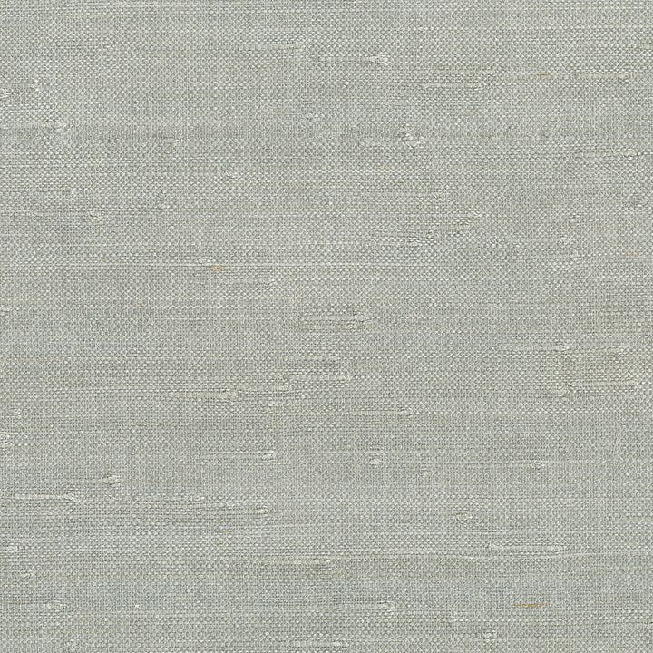 Jin Light Grey Grasscloth Wallpaper by Kenneth James Shangri La Covers about 72 square feet 36-in by 24-ft long roll Unpasted 0 - Fabric Carolina -
