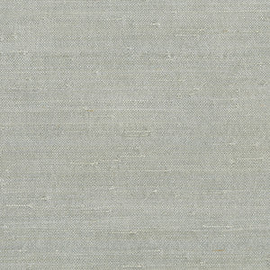 Jin Light Grey Grasscloth Wallpaper by Kenneth James