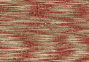 Yan Red Red Grasscloth Wallpaper by Kenneth James